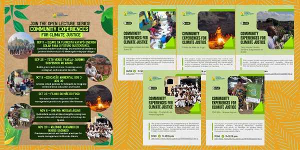 Lecture Series: Community Experiences for Climate Justice