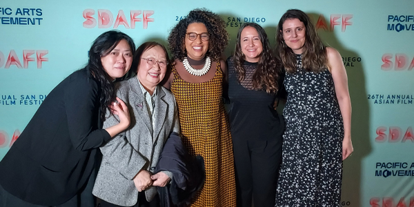 staff attend the San Diego Asian Film Festival